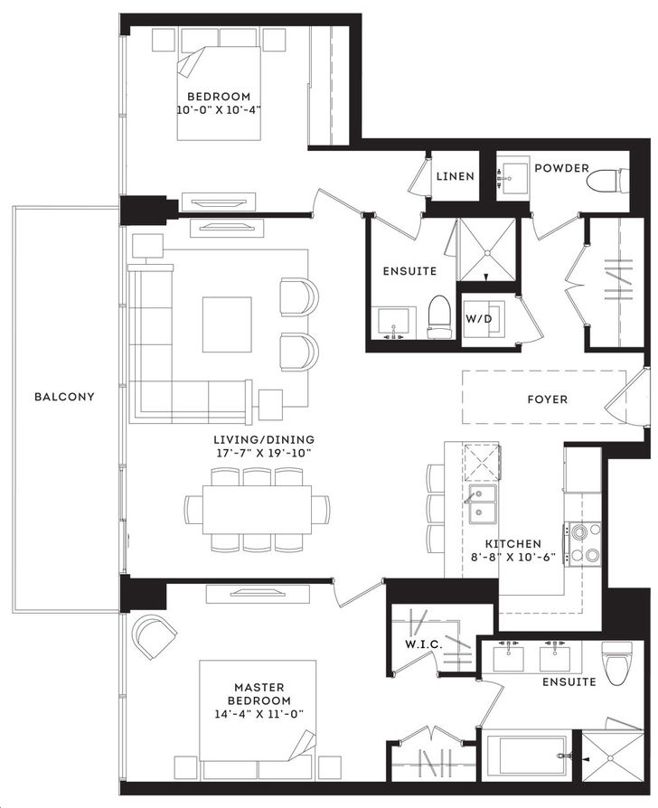 Upper East Village Condos by Diamondcorp Astor Floorplan
