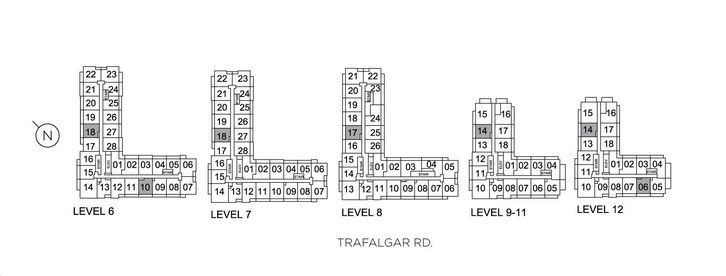 Upper West Side Condos 2 Concordia Key Plan