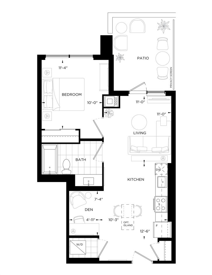 Upper West Side Condos by Branthaven |Avery BF *Patio Suite* Floorplan ...