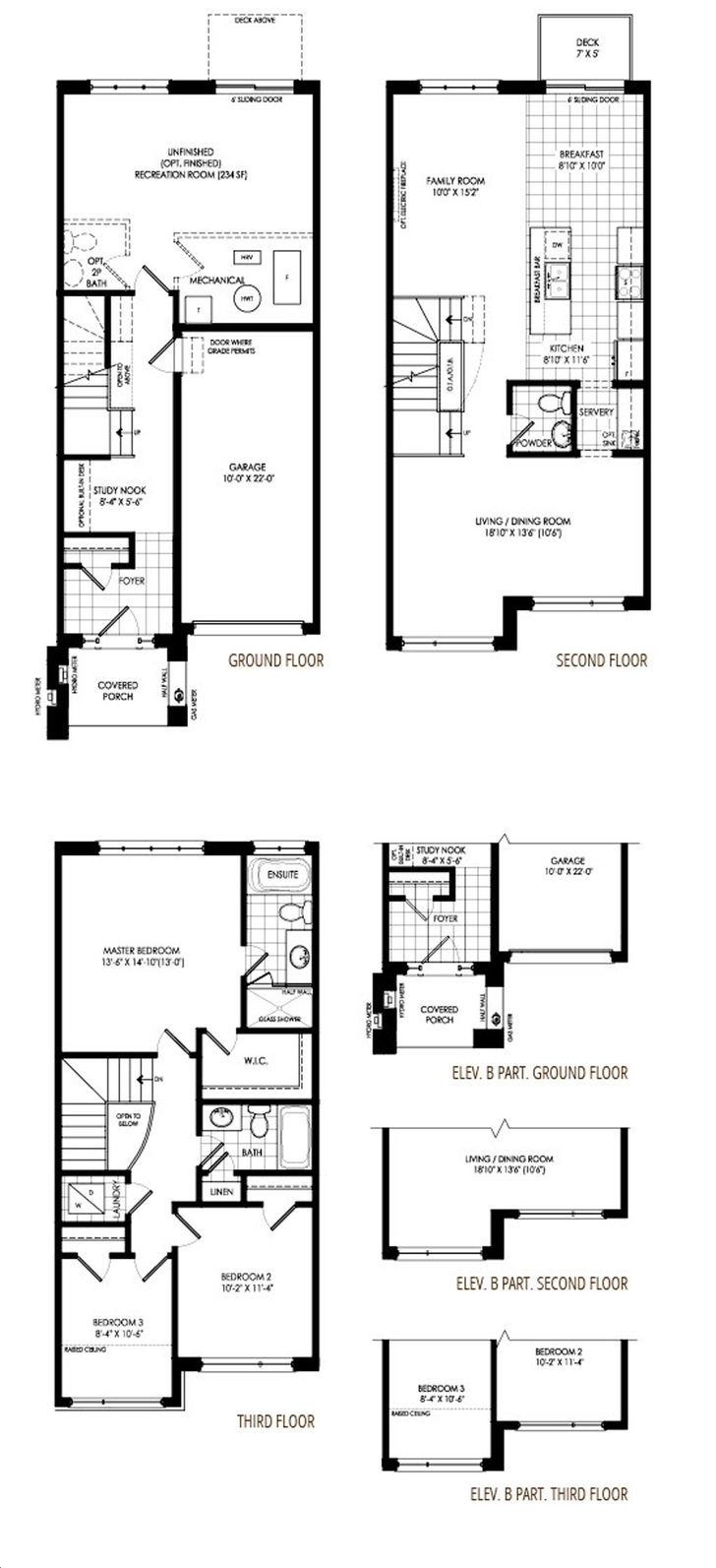 Urban North Townhomes by Pace |Trail Floorplan 3 bed & 2.5 bath