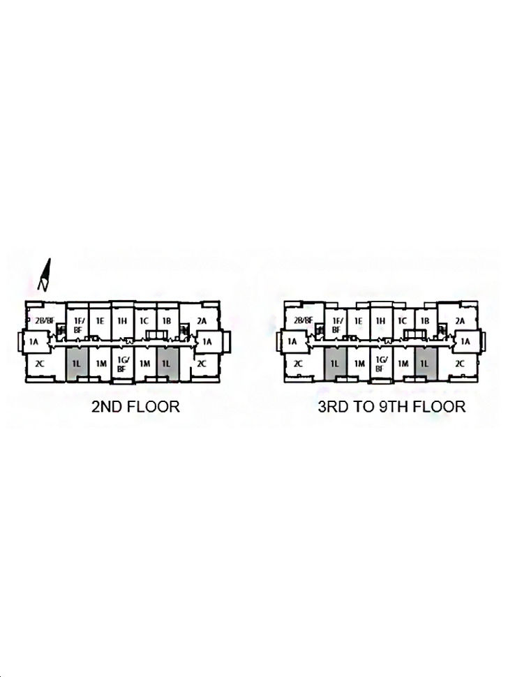 Valleymede Towers A 1L Key Plan