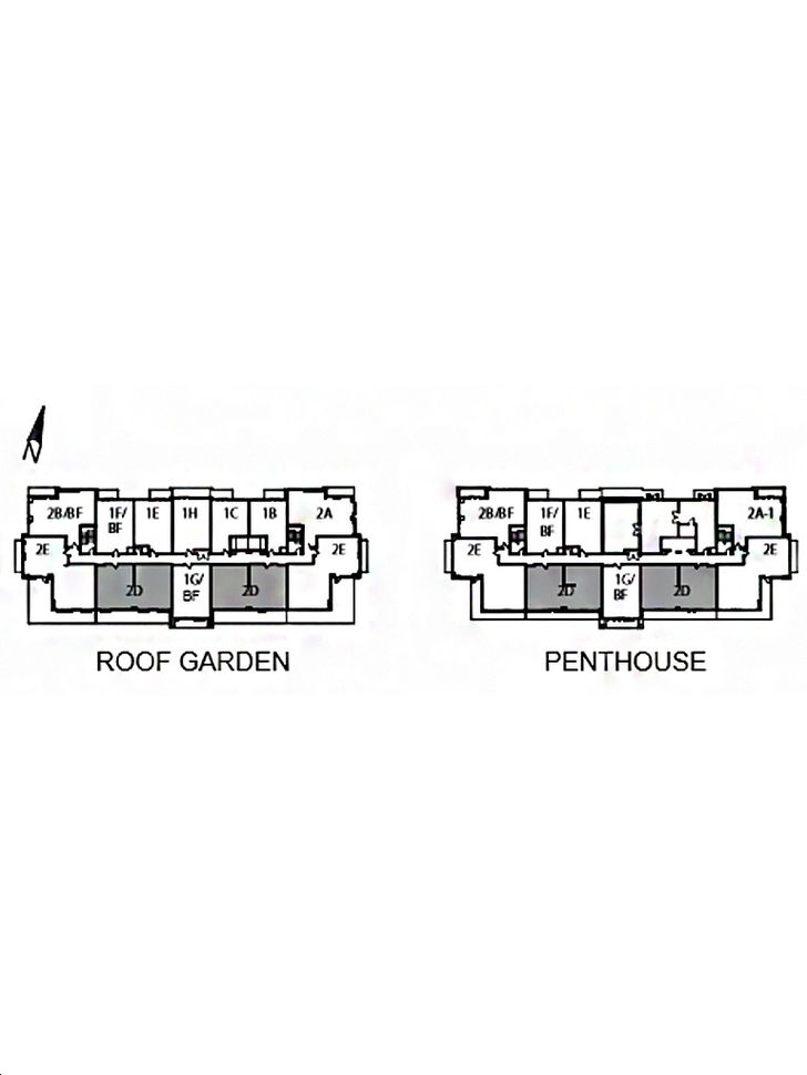 Valleymede Towers A 2D Key Plan