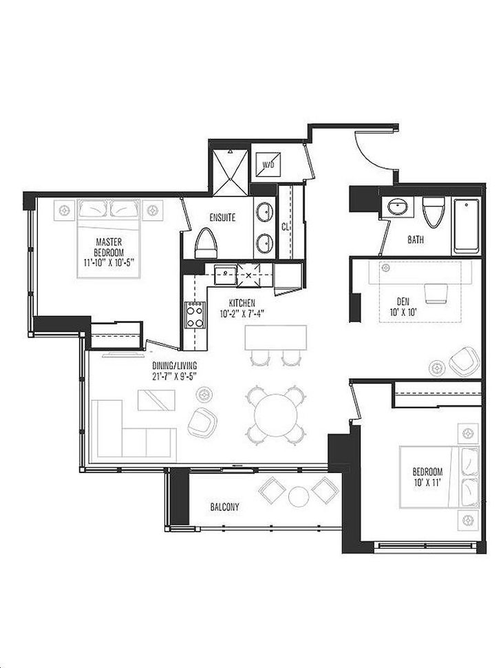 Vanguard Condos by Devron-Developments |2308 Floorplan 2 bed & 2 bath