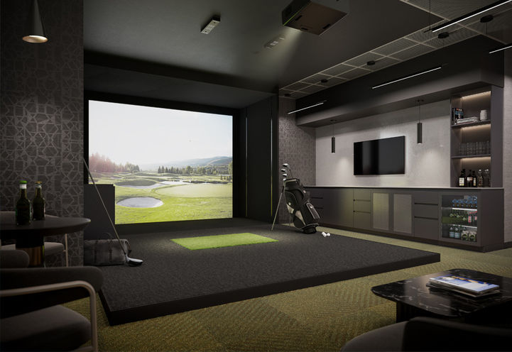 Verge East Condos Golf Simulator