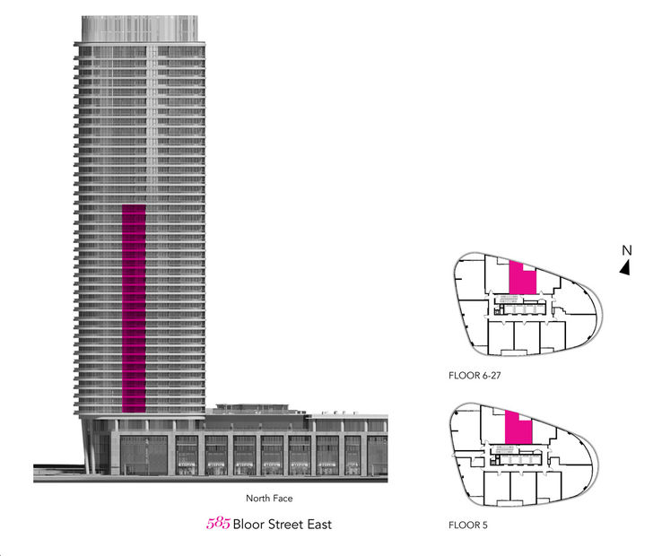 Via Bloor Condos 2 1A-2 Key Plan