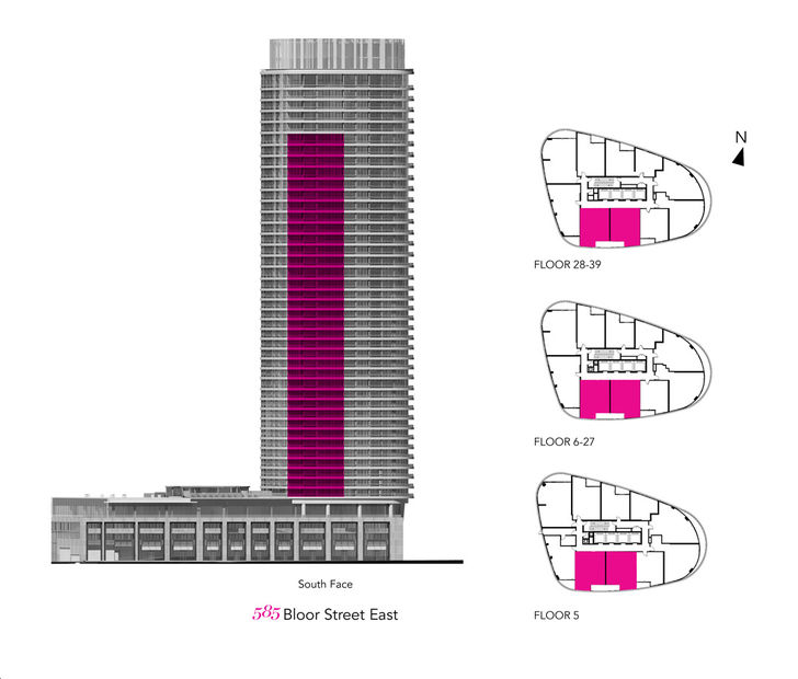 Via Bloor Condos 2 1C+D-2 Key Plan