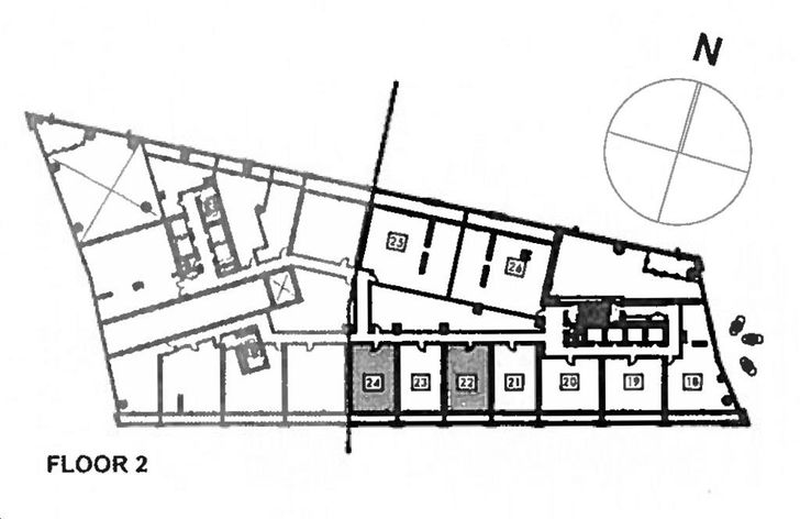 Via Bloor Condos 2 1J+DRT-2  *UNIQUE* Key Plan