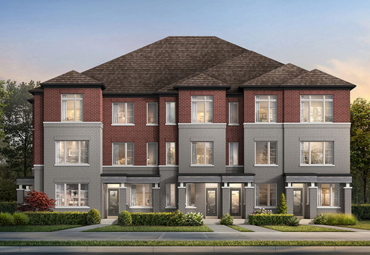 Victoria Grand Homes Exterior View of Townhome Models