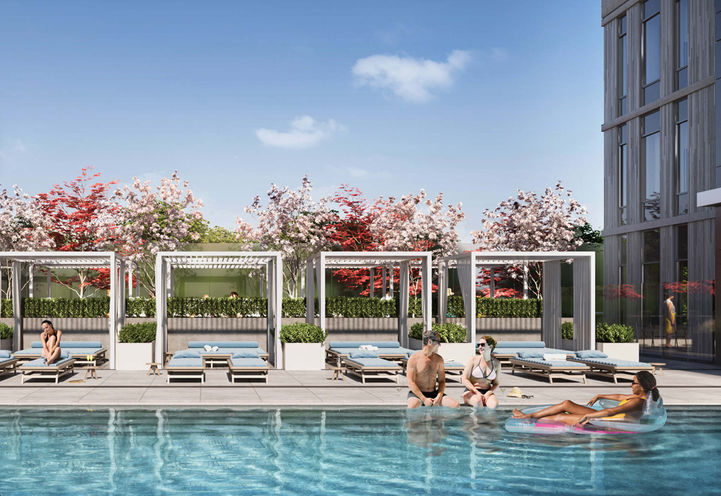 Vincent Condos 3rd Floor Outdoor Lounge and Pool