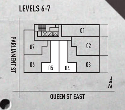 Warehouse Lofts Toronto Successful Key Plan