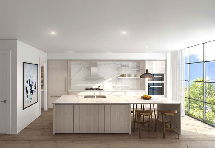 Gourmet Island Kitchen Finishes at Water Walk at Bronte Harbour