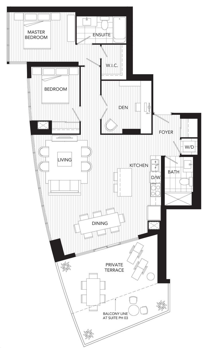 Westlake 3 Condos By Onni Plan Spho3 Floorplan 2 Bed 2 Bath