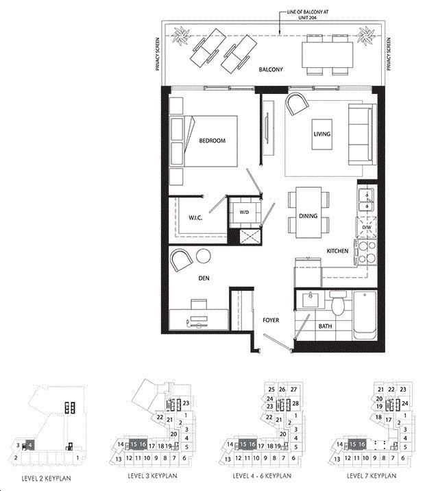 Westlake Encore By Onni 550 Floorplan 1 Bed 1 Bath