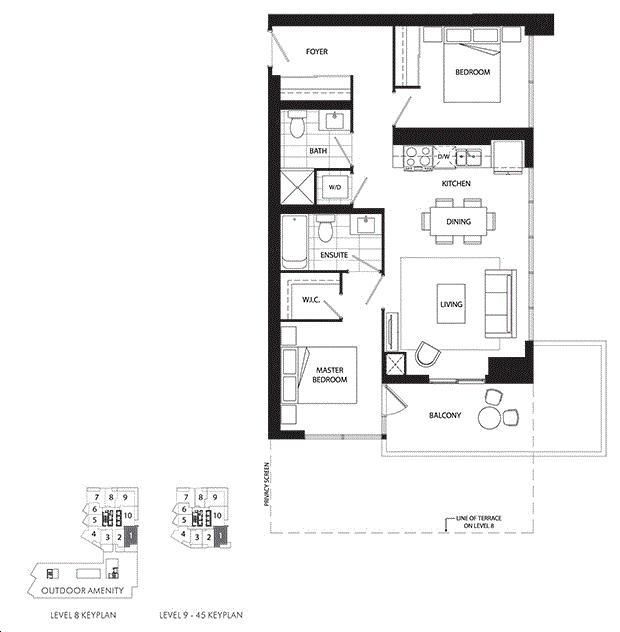 Westlake Encore By Onni Bravo 802 Floorplan 2 Bed 2 Bath