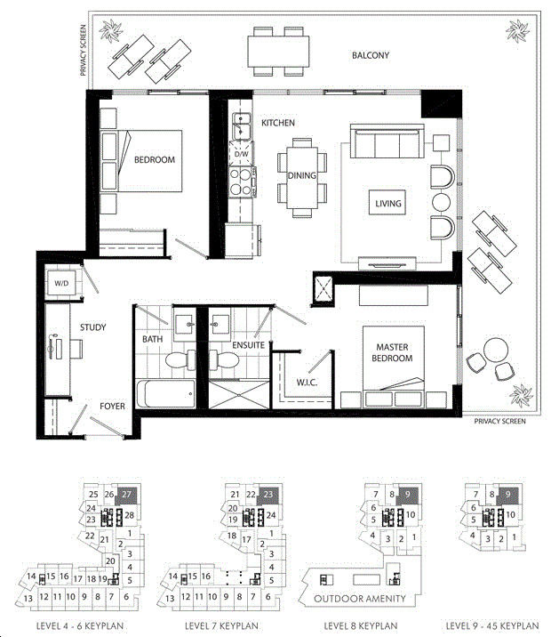 Westlake Encore By Onni Jubilee 873 Floorplan 2 Bed 2 Bath