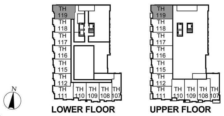 Westwood Gardens Condos TH119 Key Plan