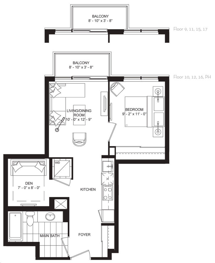 Westwood Gardens Condos by CollecDev-Markee-Developments |C1 Floorplan ...