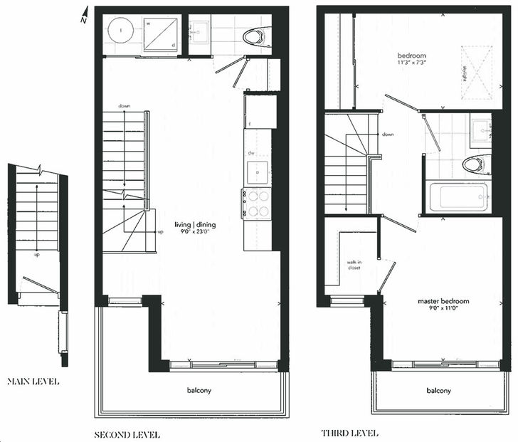 Winlock Towns by Crown-Communities |Manocrest - 1, 2 Floorplan 2 bed ...