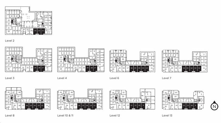 XO2 Condos XX 711 Key Plan