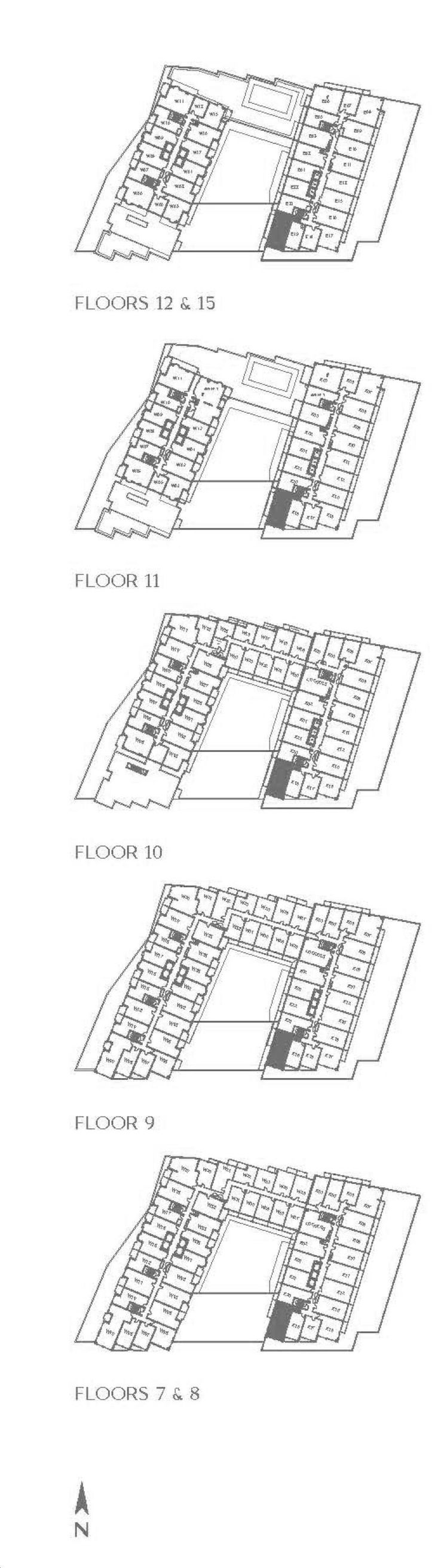 Yonge City Square Condos H850 Key Plan