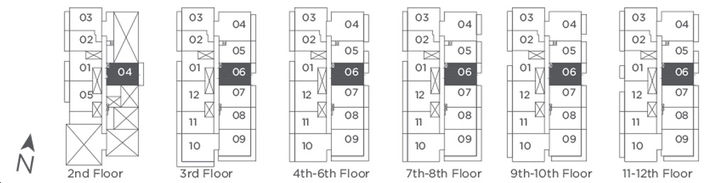 YongeParc Condos The Merrill Key Plan