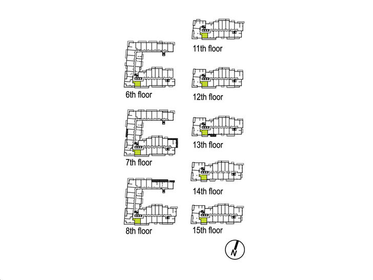 York Condos Stanley Park Key Plan