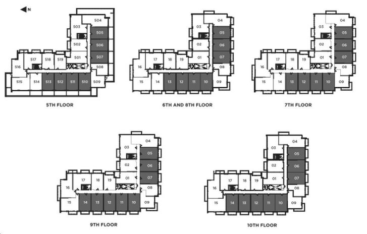 Yorkwoods Condos Basswood- U2 Key Plan