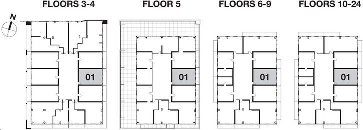 e2 Condos Fairfield (BF) Key Plan